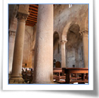 veduta dell'interno della Basilica di S. Antioco di Bisarcio